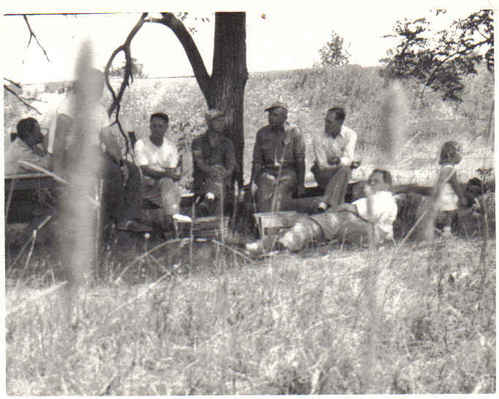 Meeting under the walnut tree