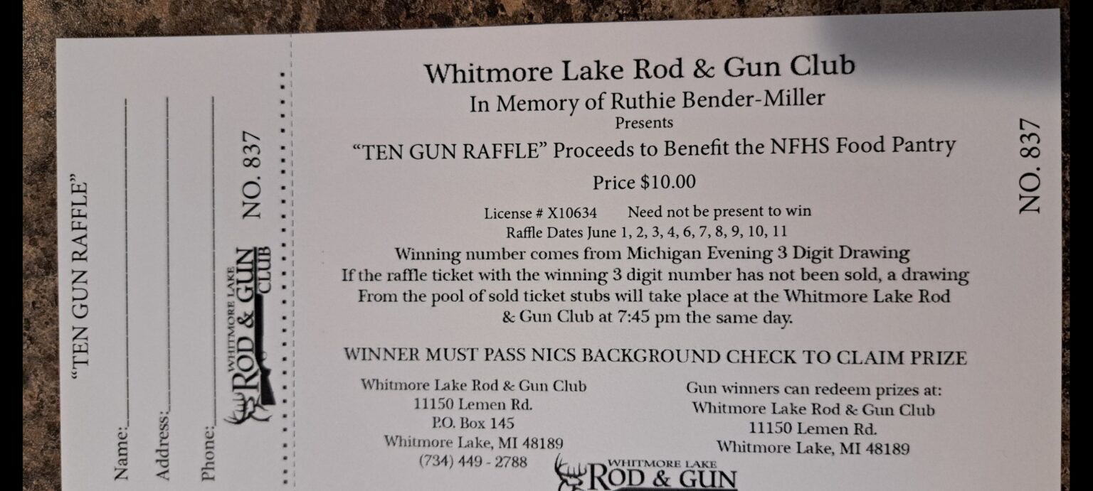 10 GUNS The Whitmore Lake Rod and Gun Club